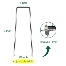 Sweecomb stakes in ground demonstrates easy penetration into soil for secure setups.