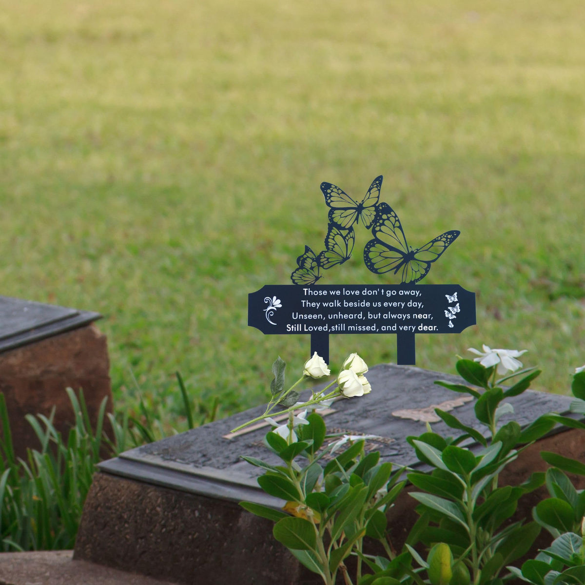 SWEEARTH cemetery display option fits gravestones, headstones, or yard decor.