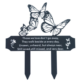 SWEEARTH grave decorations butterfly marker stakes elevate outdoor memorials with graceful symbolism.