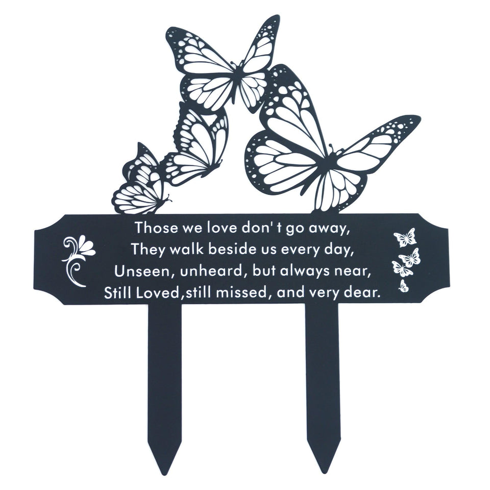 SWEEARTH grave decorations butterfly marker stakes elevate outdoor memorials with graceful symbolism.
