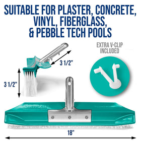 SweepEase Stingray curved design enables thorough cleaning at angles.