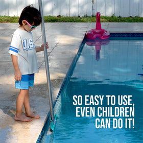 SweepEase Stingray durable bristles endure seasons of pool maintenance.