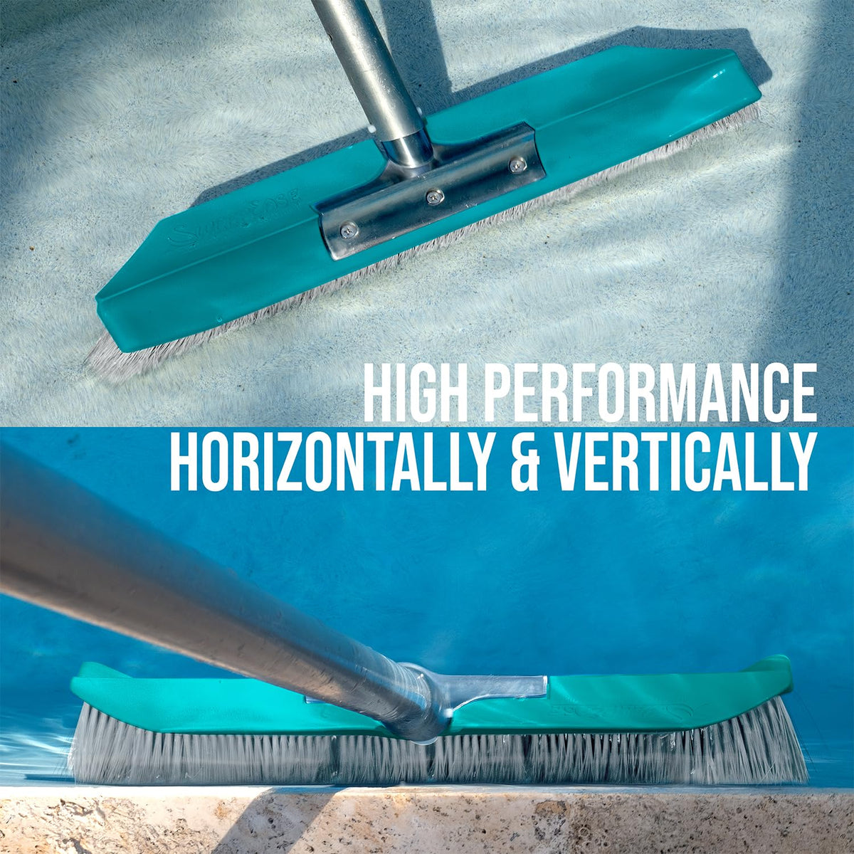 SweepEase Stingray professional-grade pool brush trusted by cleaners.
