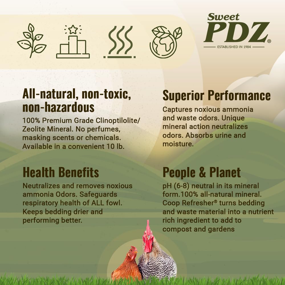 Sweet PDZ Mineral-rich residue can be composted to enrich garden soil