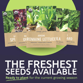Sweet Yards 2026 season seed varieties image, showcasing fresh options.