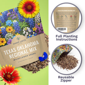 Sweet Yards 22 native species display suited for Texas and Oklahoma