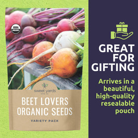 Sweet Yards Burpee's Golden beet seeds: sweet flavor for roasting and salads.