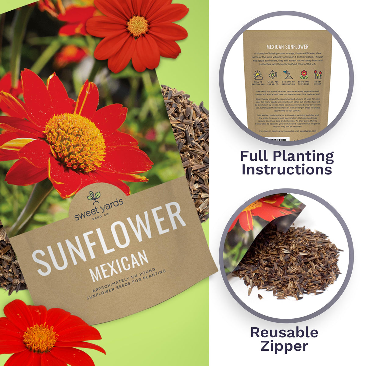 Sweet Yards drought-tolerant blooms attract butterflies and pollinators.