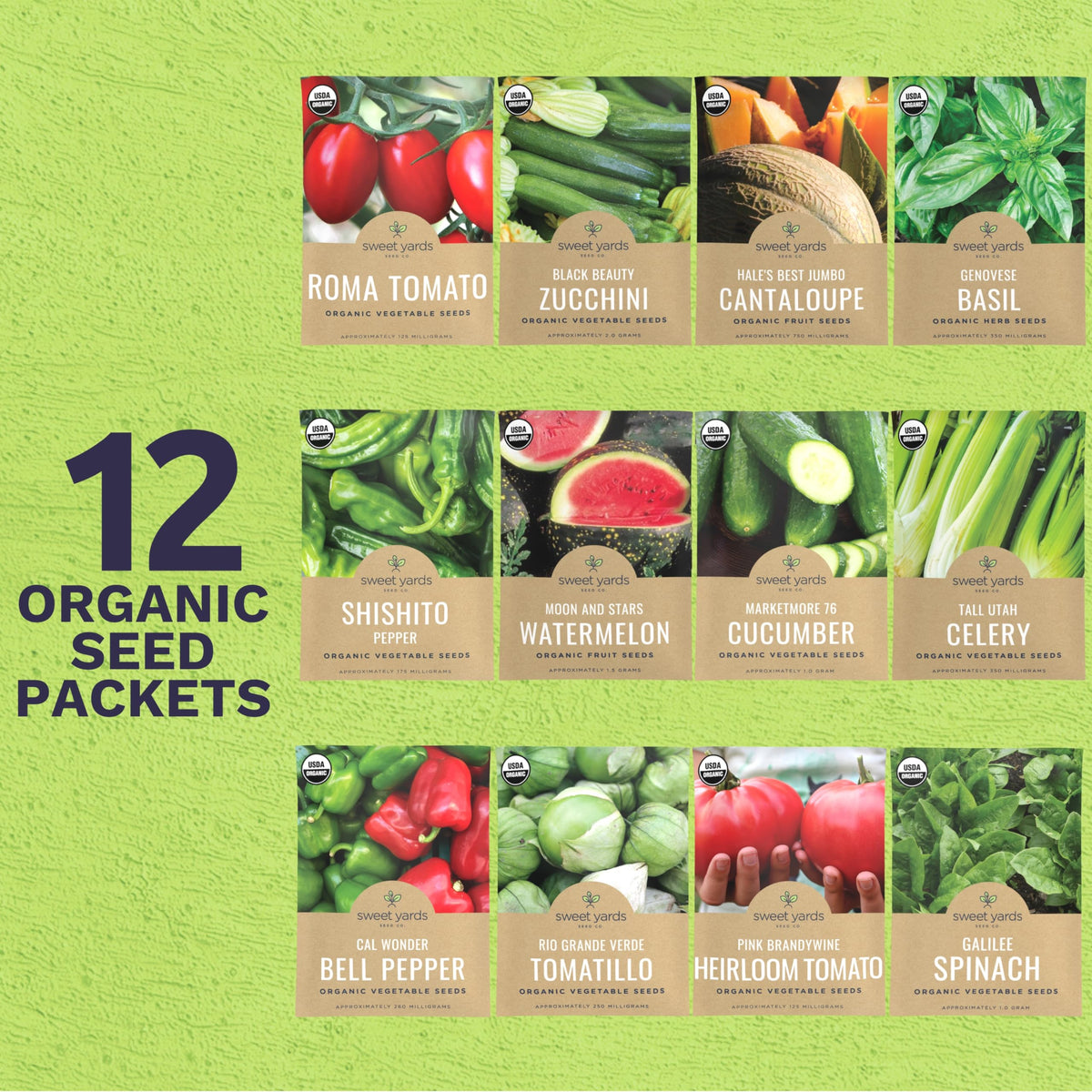Sweet Yards Cal Wonder Pepper seeds for homegrown peppers perfect in salads