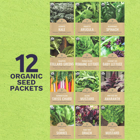 Sweet Yards collard greens seed pack for robust, leafy greens
