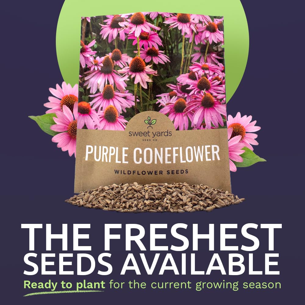 Extra large SWEET YARDS seed packet shown for bulk planting convenience.