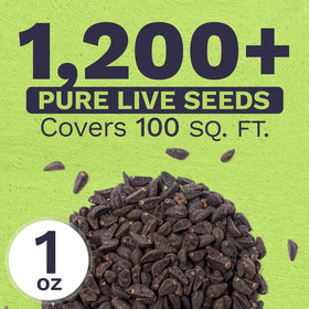 Sweet Yards over 1,000 seeds support large garden coverage.