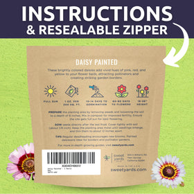 Sweet Yards Painted Daisy attracts butterflies for a lively, pollinator-friendly garden.