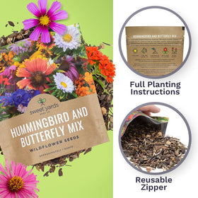 Sweet Yards pollinator-friendly seeds support bees and butterflies.