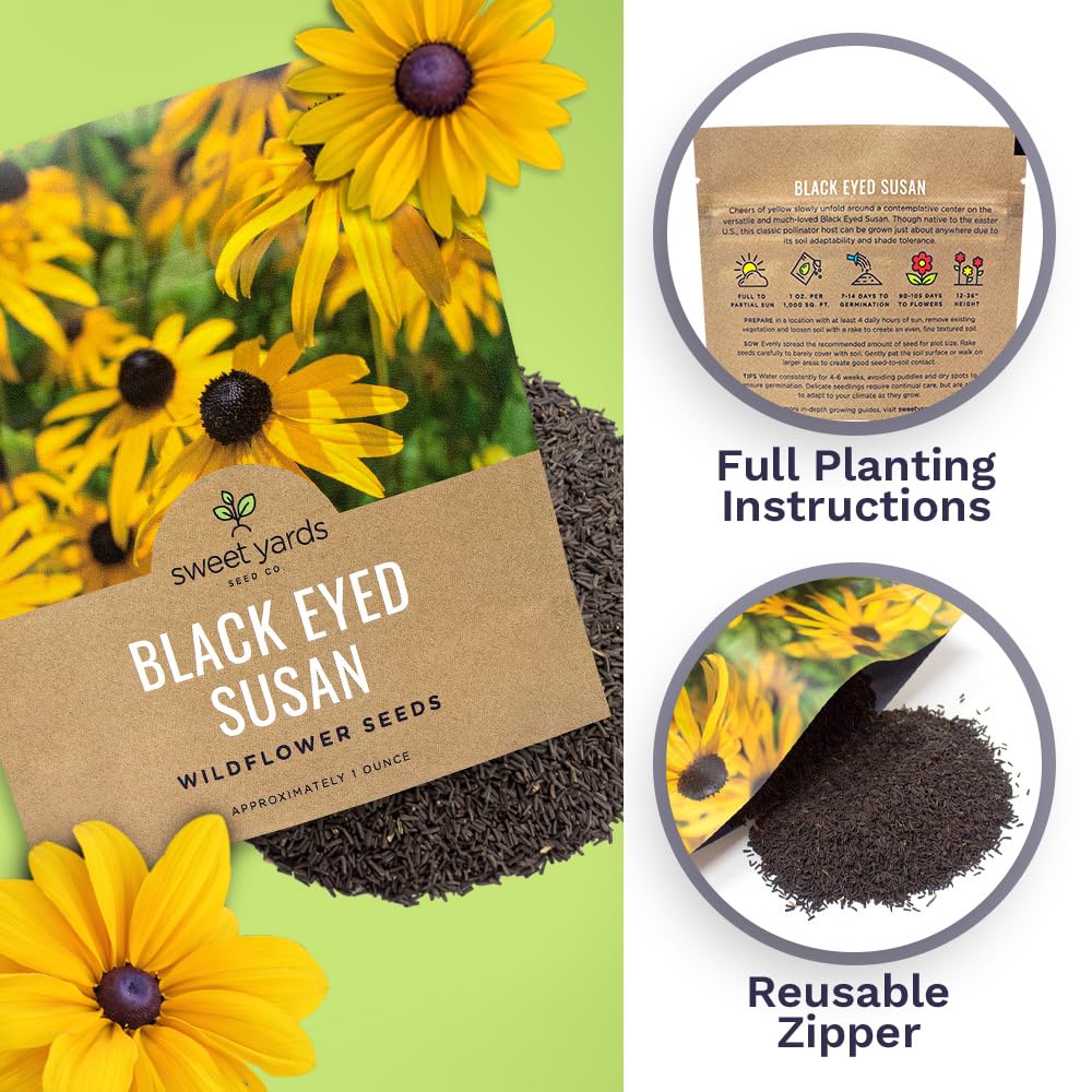 Sweet Yards reusable zipper seed pouch keeps seeds fresh for future seasons
