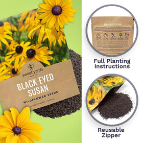 Sweet Yards reusable zipper seed pouch keeps seeds fresh for future seasons