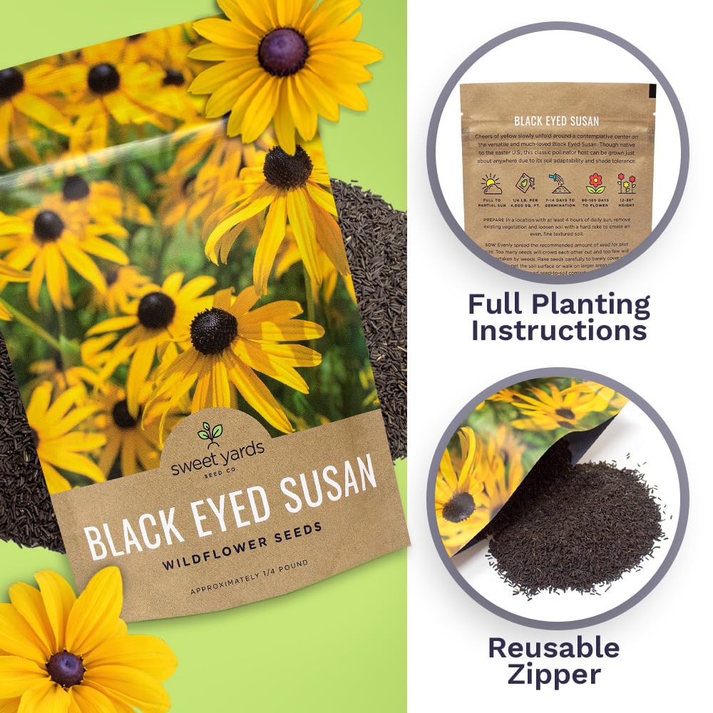 SWEET YARDS Bulk seeds for pollinator-friendly garden projects