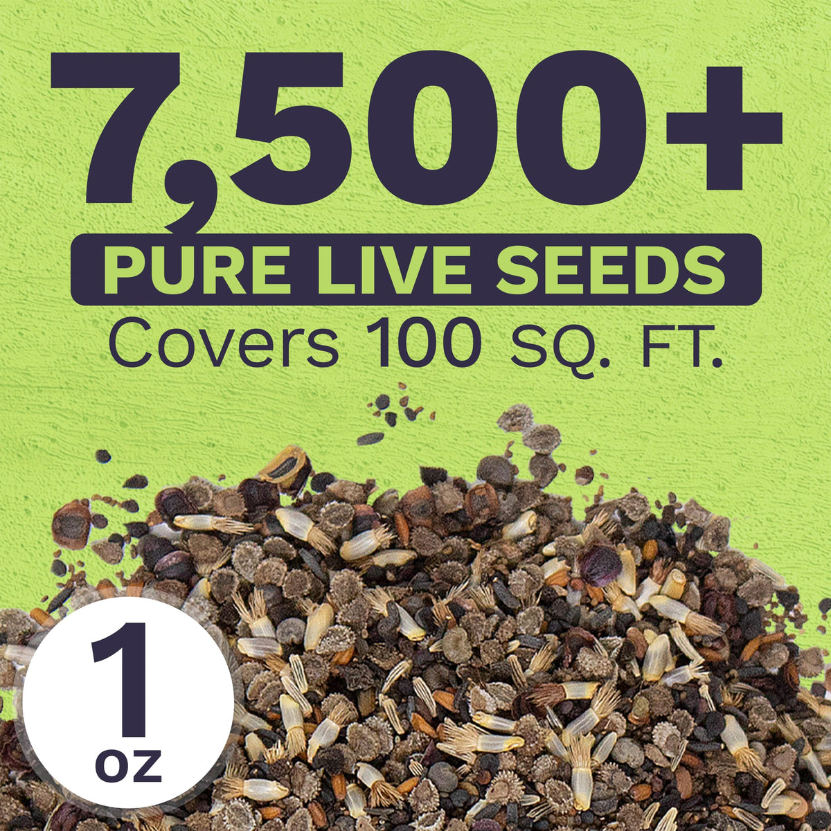 Sweet Yards 1-ounce packet with over 7,500 seeds for large coverage