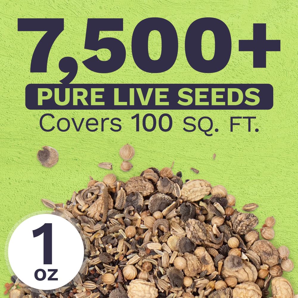 Sweet Yards Wildflower Seeds Edible Flowers Mix resealable packaging ensuring freshness and easy storage