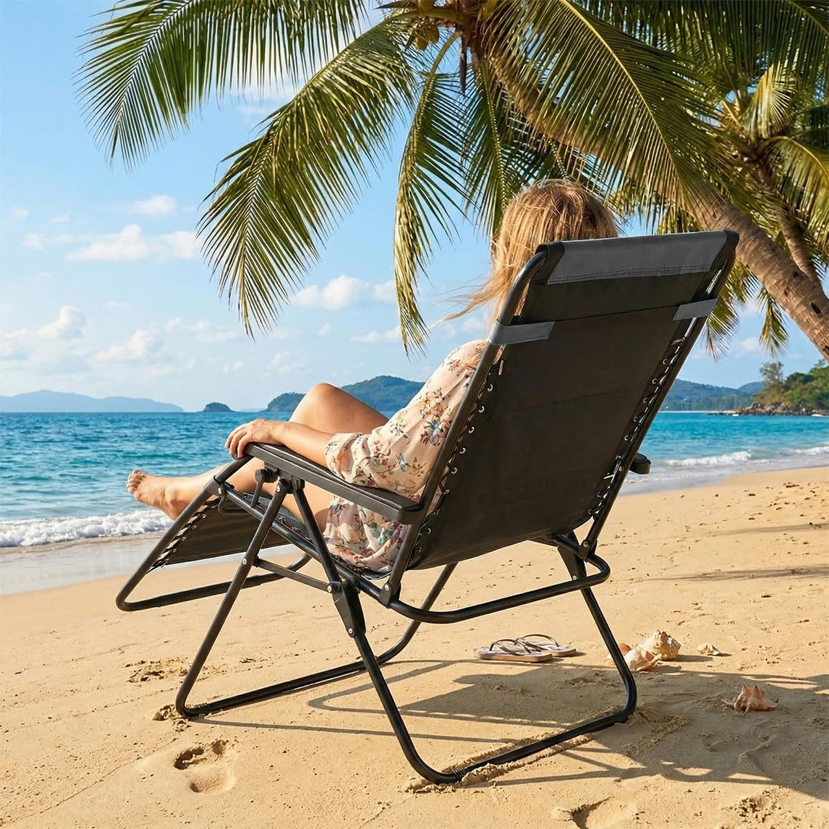 Sweetcrispy Zero Gravity Chair waterproof fabric withstands outdoor use