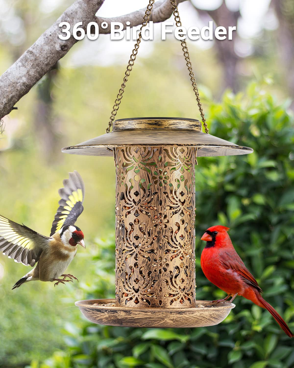 SWEETFULL thick-suspension-chain provides strong hanging support in wind.