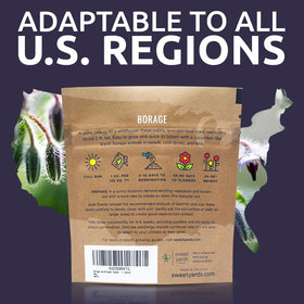 Sweet Yards borago seeds make a thoughtful gift for gardening enthusiasts.