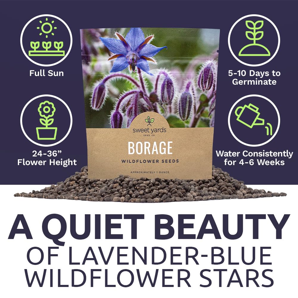 Sweet Yards seed packet includes clear planting instructions for beginners and pros alike.