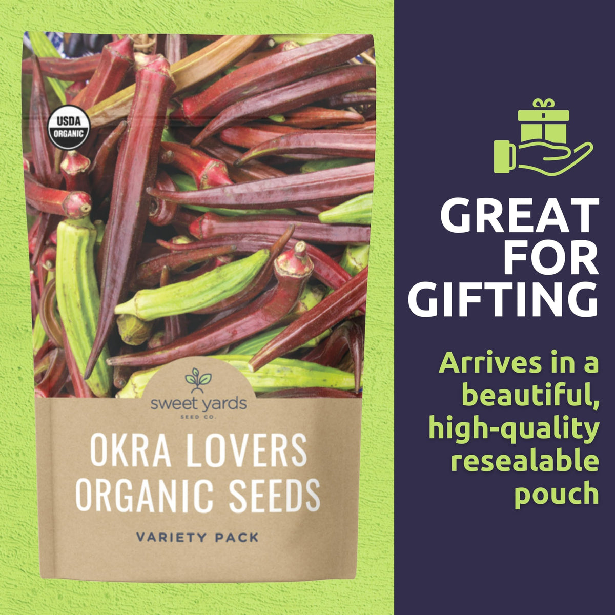 Sweet Yards 2026-season seeds indicating freshness and germination potential
