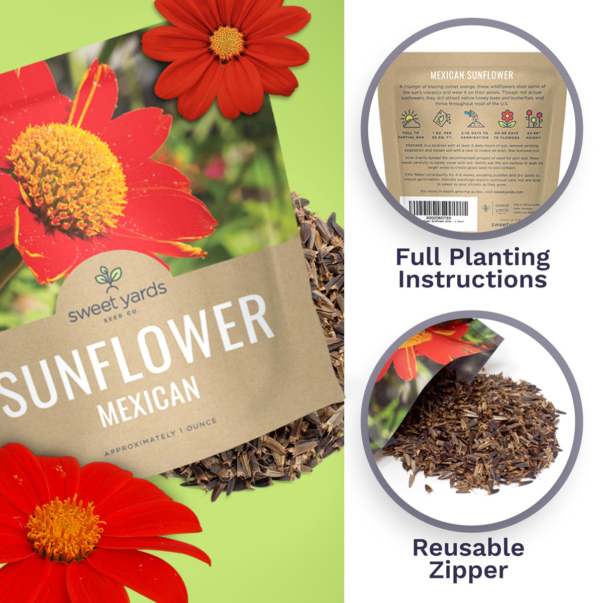 Sweet Yards blooms attract butterflies and pollinators in the garden.