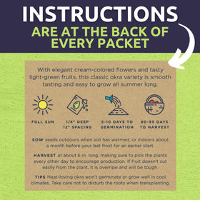 Sweet Yards premium seed packaging for storage and gifting
