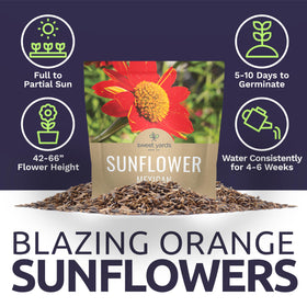Sweet Yards premium packaging includes a reusable zipper for seed storage.