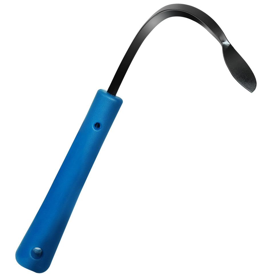 SWELGO manual weed puller with plastic head for precise root removal in beds.