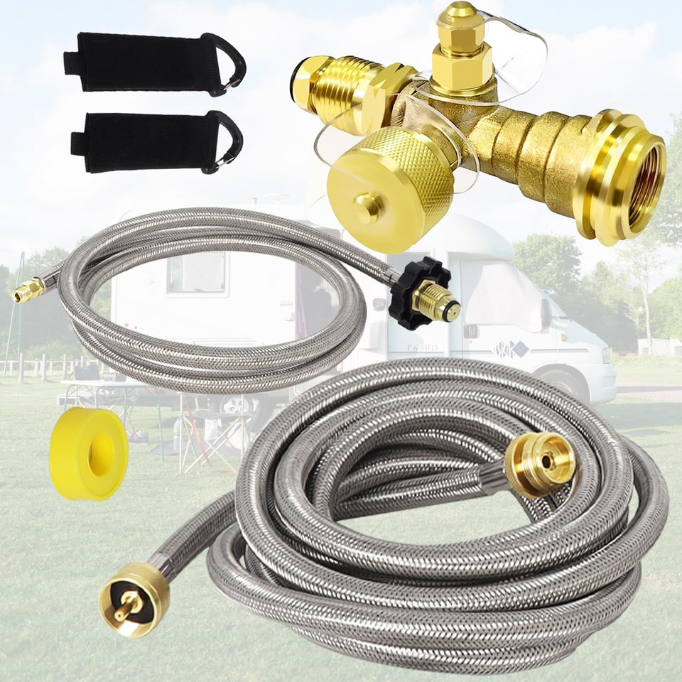 Swess Extend Stay RV Propane Kit for flexible propane connections on the road.