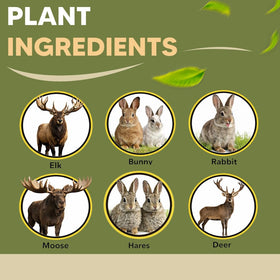 Natural ingredients in SWIALLS repellent deter wildlife without harsh chemicals