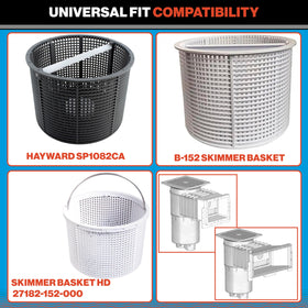 Swimables corrosion-resistant brass weight keeps basket submerged during operation