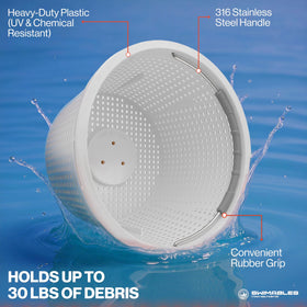 Swimables Hayward SP1070 compatibility basket fits Hayward skimmers for reliable filtration.