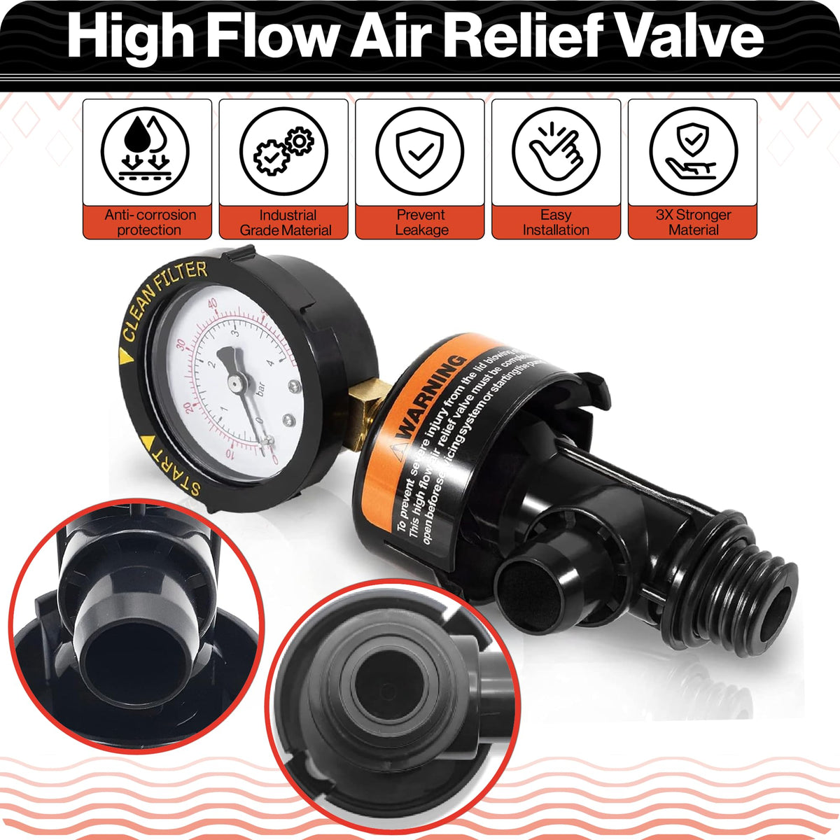 Swimables installation guide focuses on teflon tape threading and secure fit