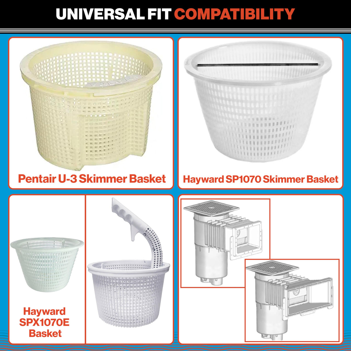 Swimables optimized water-flow design reduces clogs and promotes efficient pump performance.