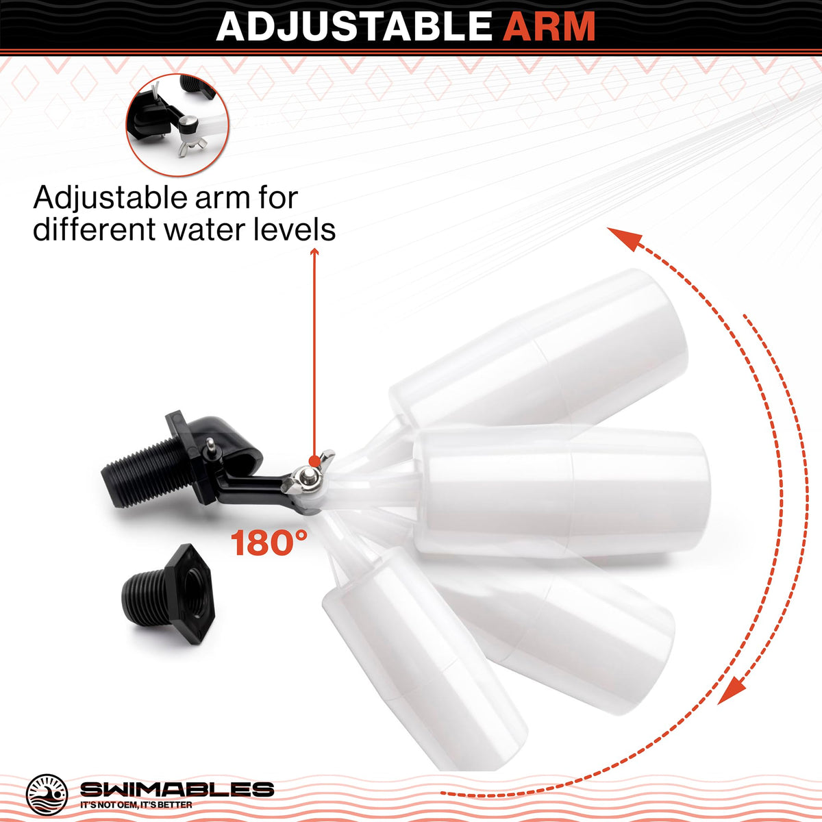 Swimables pond auto fill valve keeps levels steady for ponds