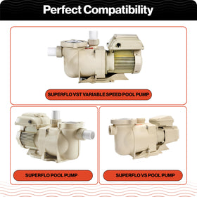 Swimables basket is compatible with Pentair SuperFlo, SuperFlo VF, and VS pumps.