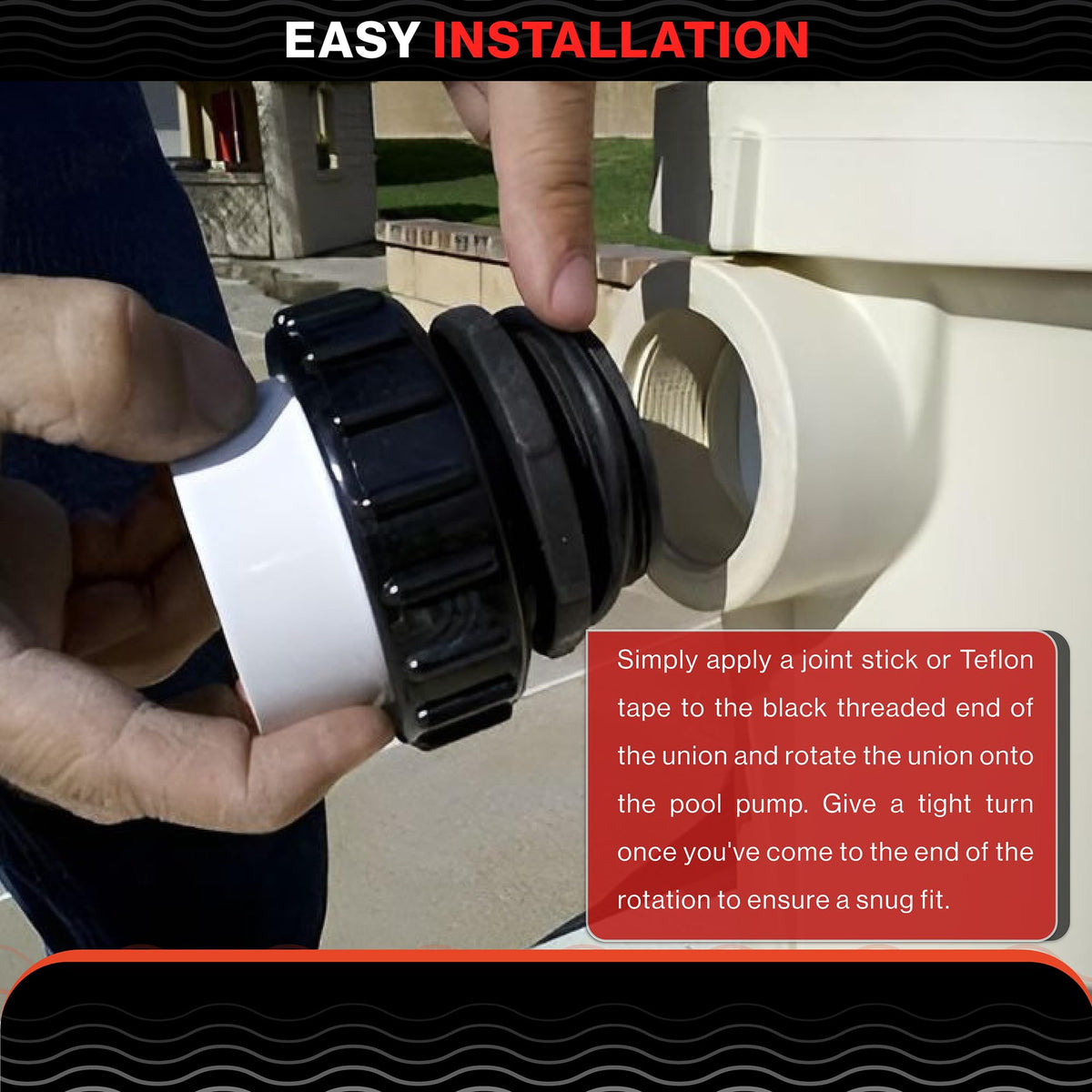 Swimables two-pack union set simplifies pool maintenance parts