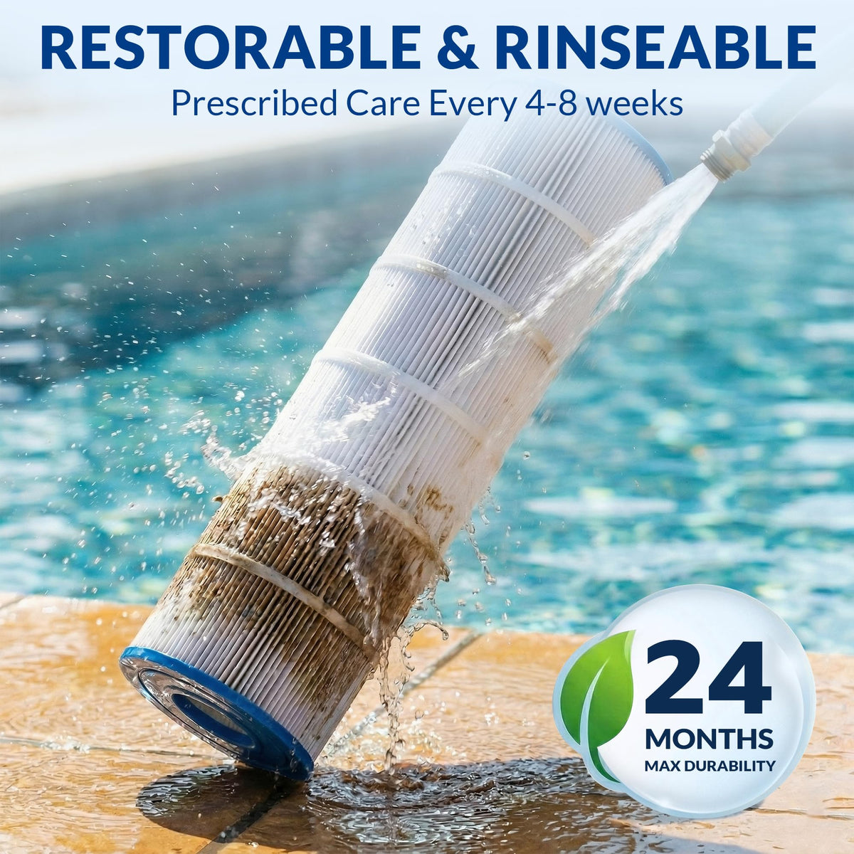 Compatible with Hayward replacements for straightforward cartridge swaps.