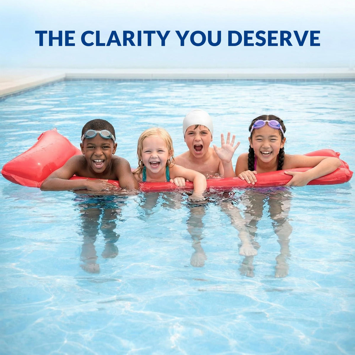 Professional-grade filtration in a backyard pool setting.