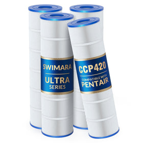Swimara Ultra 5oz Trilobal filter cartridge for pool filtration capturing fine debris