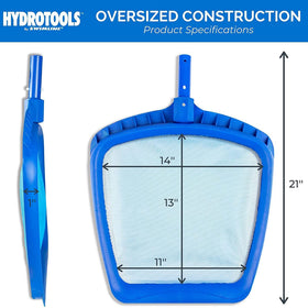 Swimline 8039 integrated handle used as hand-held skimmer