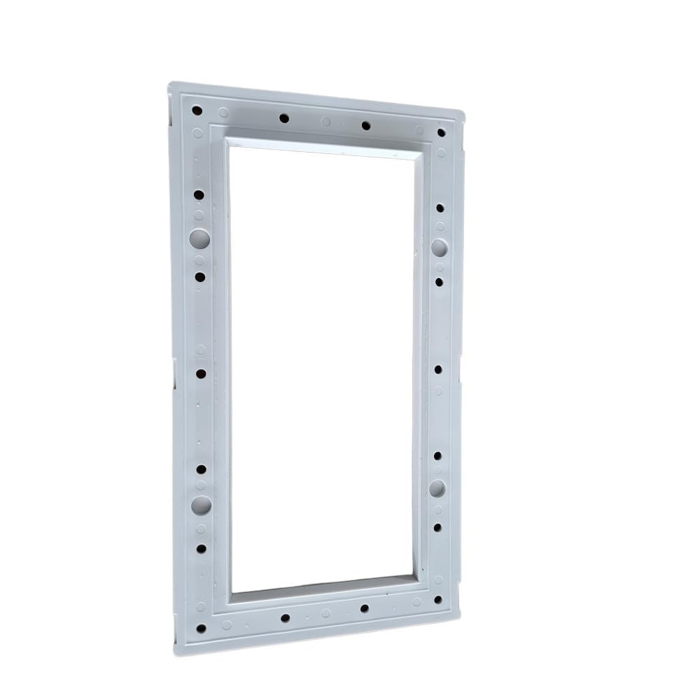 Swimline hydro-tools front plate inside-wall fit ensures secure pool skimmer.
