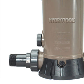 Swimline Hydrotools 8750 solar-powered chlorinator light adds dusk glow while distributing sanitizer.