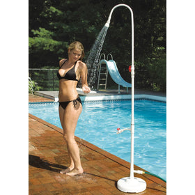 Swimline HydroTools freestanding base ready for sand or water for stability.