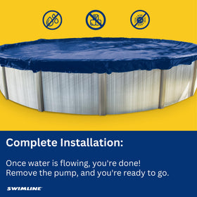 Swimline HydroTools Original All-Inclusive Kit provides ready-to-use water management for covers