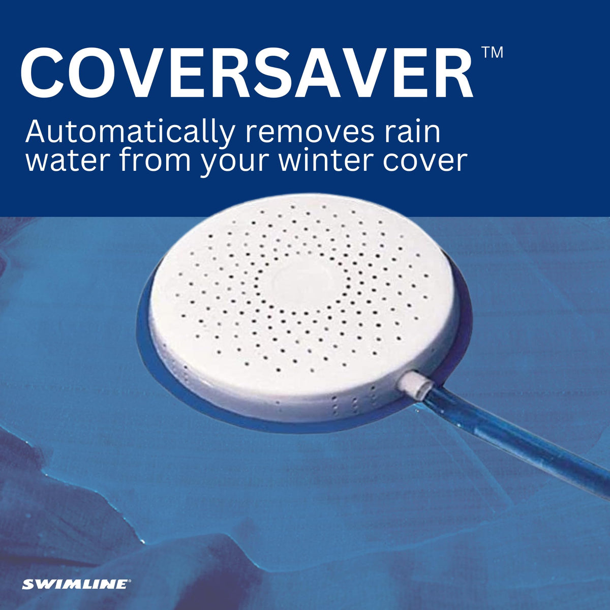 Swimline HydroTools Original Drain Hose directs water away for safe storage